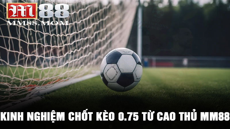 Kinh nghiệm chốt kèo 0.75 từ cao thủ MM88