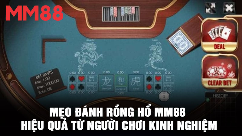 Mẹo đánh Rồng Hổ MM88 hiệu quả từ người chơi kinh nghiệm