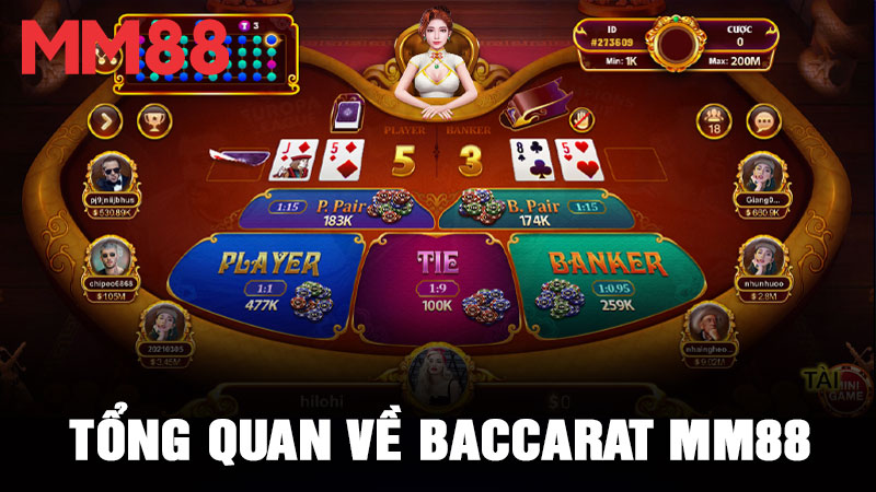 Tổng quan về Baccarat MM88